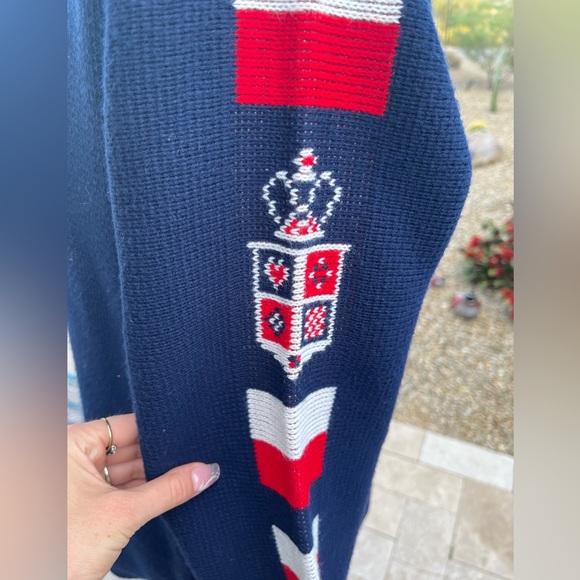 Vintage Jersild preppy knit sweater with coat of arms sleeve details - Picture 2 of 15